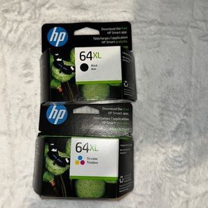 HP 64 XL, black and tricolor